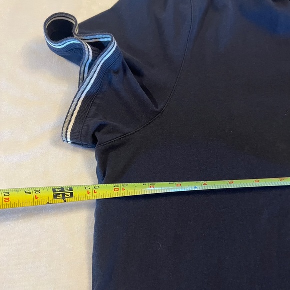 XXL Michael Kors Mens Polo Shirt Blue Short Sleeve Classic Stretch Summer Spring - Picture 4 of 6